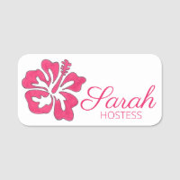 Pink Tropical Island Hawaiian Hibiscus Flower
