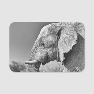 Porte-nom Portrait d'éléphant