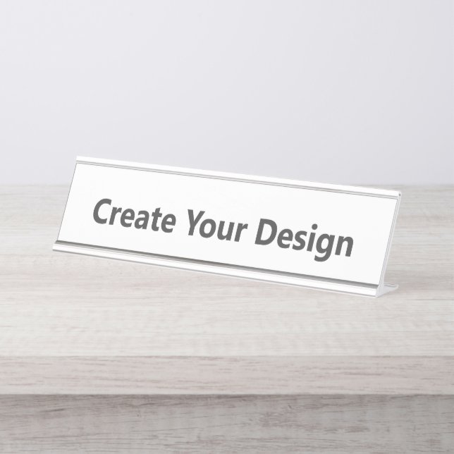 Porte-nom pour bureau (Devant)