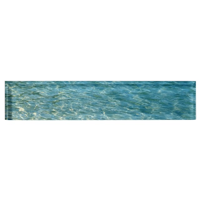 PORTE-NOM POUR BUREAU 地球の色シリーズ_BEACH_01_ (Devant)