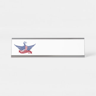 Porte-nom Pour Bureau aigle américain
