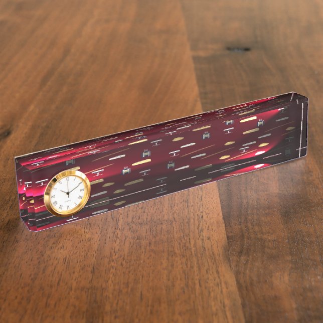 Porte-nom Pour Bureau Aliments délicieux Feux de canneberge (Taille)