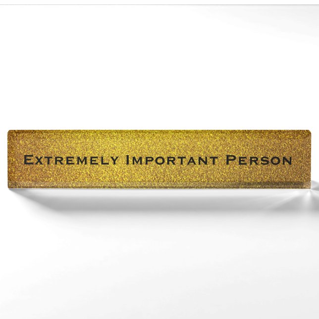 Porte-nom Pour Bureau Amusante plaque signalétique du bureau d'entrepris (Devant)