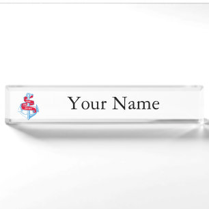 Porte-nom Pour Bureau Ancre