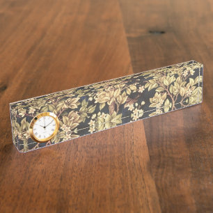 Porte-nom Pour Bureau Arbre de William Morris de Pre-Raphaelite de cru