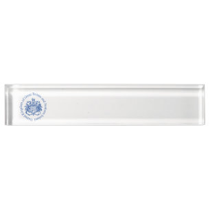 Porte-nom Pour Bureau Armoiries britanniques