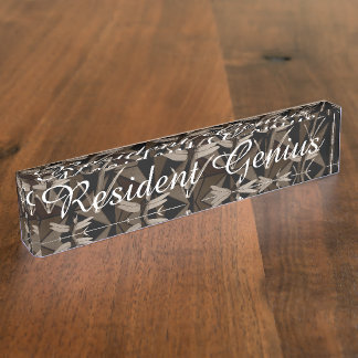 Porte-nom Pour Bureau Art de libellule