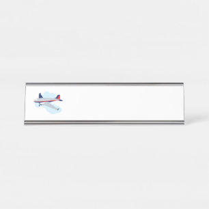 Porte-nom Pour Bureau Avion volant