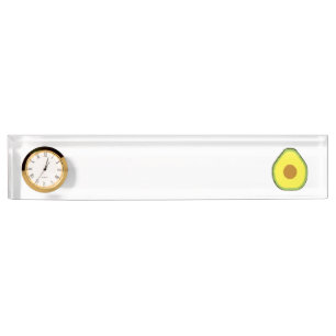 Porte-nom Pour Bureau Avocado