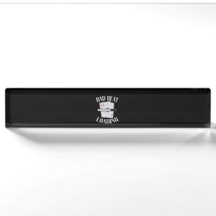 Porte-nom Pour Bureau Bad Beat Chargement Texas Holdem Casino Funny Poke
