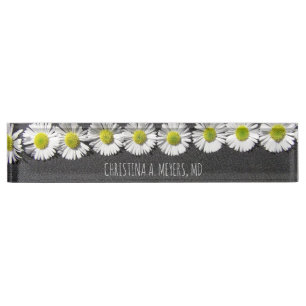 Porte-nom Pour Bureau Baise blanche personnalisée