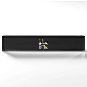Porte-nom Pour Bureau BBQ Barbecue Barbecue Funny Grill Grilling Cadea