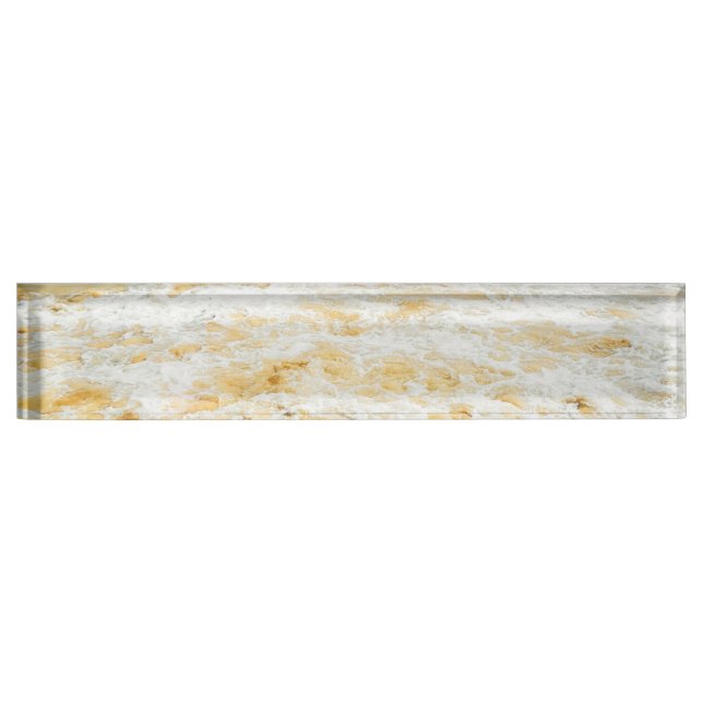 Porte-nom Pour Bureau Belle plage d'été coucher de soleil (Devant)