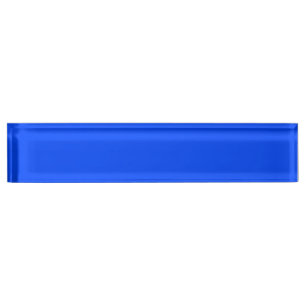 Porte-nom Pour Bureau Bleu (RYB) (couleur solide)