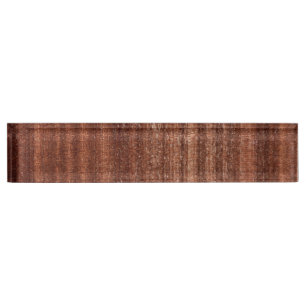 Porte-nom Pour Bureau Bois souillé