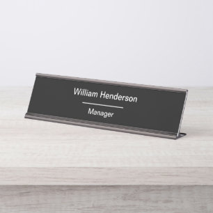 Porte-nom Pour Bureau Bureau moderne simple de gestion