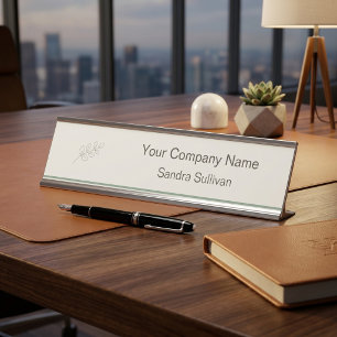 Porte-nom Pour Bureau Cadeau d'entreprise personnalisé pour l'appréciati