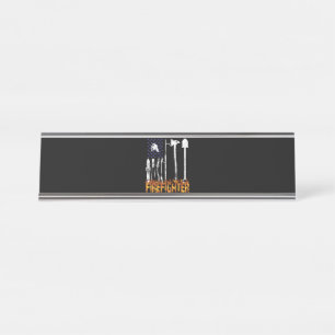Porte-nom Pour Bureau Cadeau pompier Cadeau aux amoureux des pompiers