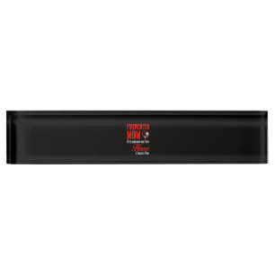 Porte-nom Pour Bureau Cadeau pompier Cadeaux de maman pompier