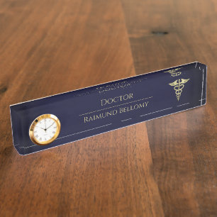 Porte-nom Pour Bureau Caduceus