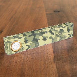 Porte-nom Pour Bureau Camo