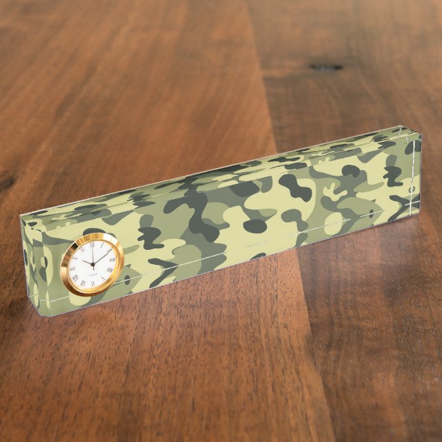 Porte-nom Pour Bureau Camo (Taille)