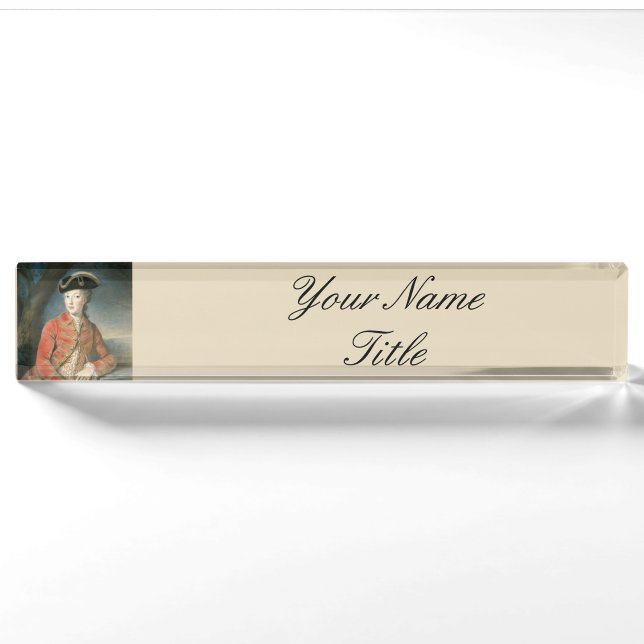 Porte-nom Pour Bureau Carte mère Marie Antoinette (Devant)