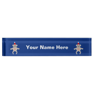 Porte-nom Pour Bureau Carte personnalisée de l'ours Koala de Noël austra