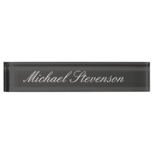 Porte-nom Pour Bureau Carte professionnelle moderne et chic pour bureau