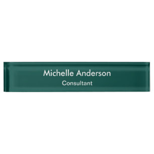 Porte-nom Pour Bureau Carte signalétique du bureau de conseil de script