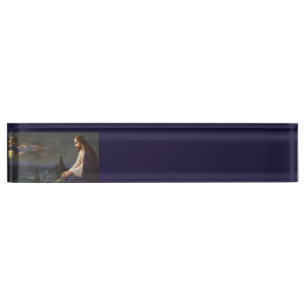 Porte-nom Pour Bureau Christ Rédempteur