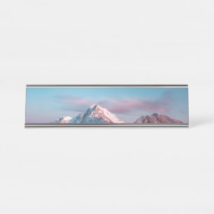 Porte-nom Pour Bureau Ciel magique au-dessus de la montagne Storžič, Slo