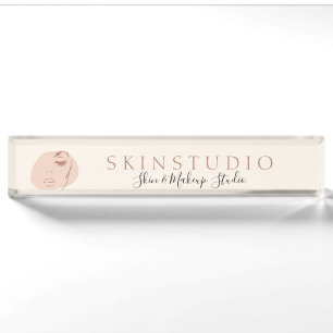 Porte-nom Pour Bureau Clinique de cosmétique Réception Spa Accueil Beaut