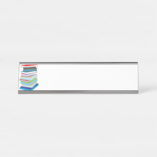 Porte-nom Pour Bureau Club de lecture