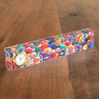 Couleurs Traditionnelles De Boule De Huit, Horloge