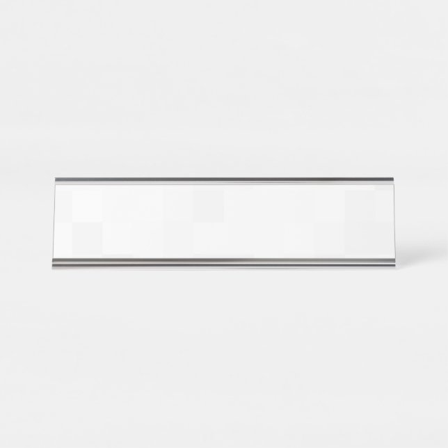 Porte-nom Pour Bureau Créez votre propre personnalisation personnalisée (Devant)