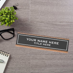 Porte-nom Pour Bureau Créez votre propre produit