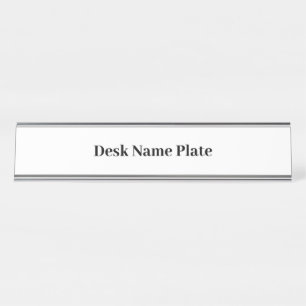 Porte-nom Pour Bureau Créez Votre Propre Promotion de Marque Simple