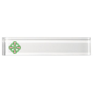 Porte-nom Pour Bureau Croix celtique