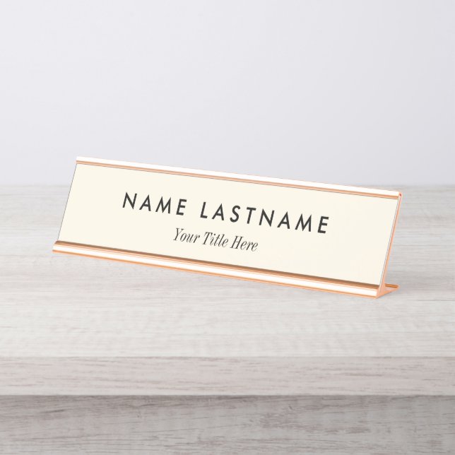 Porte-nom Pour Bureau Custom Modern Business Promotional (Devant)