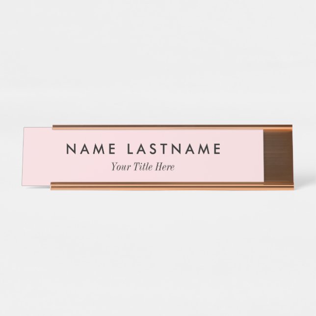 Porte-nom Pour Bureau Custom Modern Business Promotional (Devant)