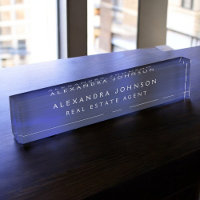 Custom Navy Blue Elegant Professionnel