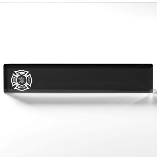 Porte-nom Pour Bureau Délivrance de sapeur-pompier