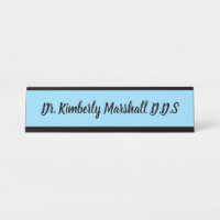 Dentiste Script Bleu