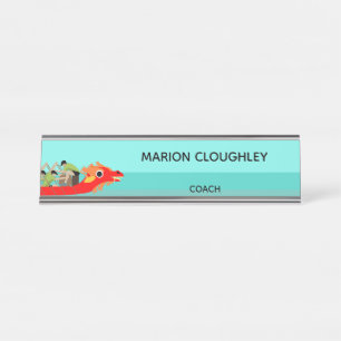 Porte-nom Pour Bureau Dragon Boat Racing