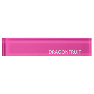 Porte-nom Pour Bureau Dragonfruit pink color