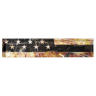 Porte-nom Pour Bureau Drapeau de construction industrielle