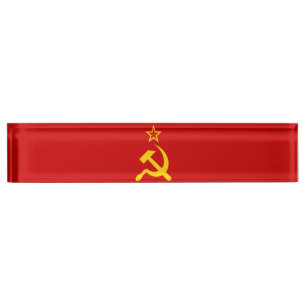 Porte-nom Pour Bureau Drapeau de l'URSS - Drapeau de l'Union soviétique