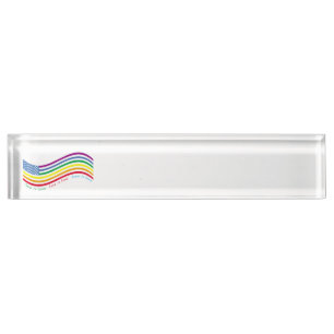 Porte-nom Pour Bureau Drapeau LGBT