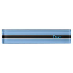 Porte-nom Pour Bureau Drapeau patriotique du Botswana